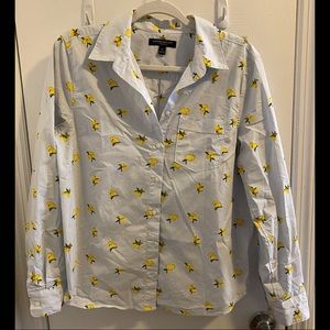 Banana Republic size M blue, lemon button down
